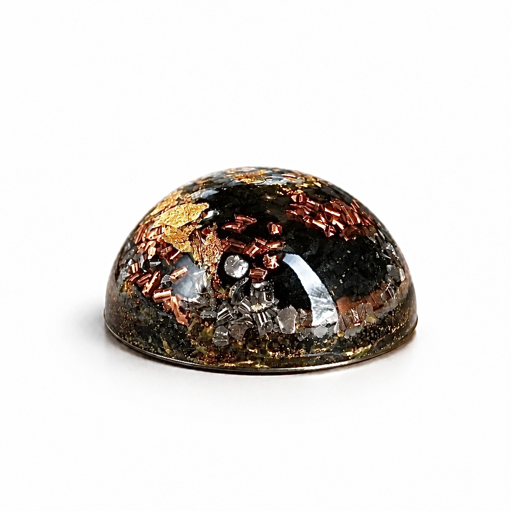 Orgonite demi-sphère shungite