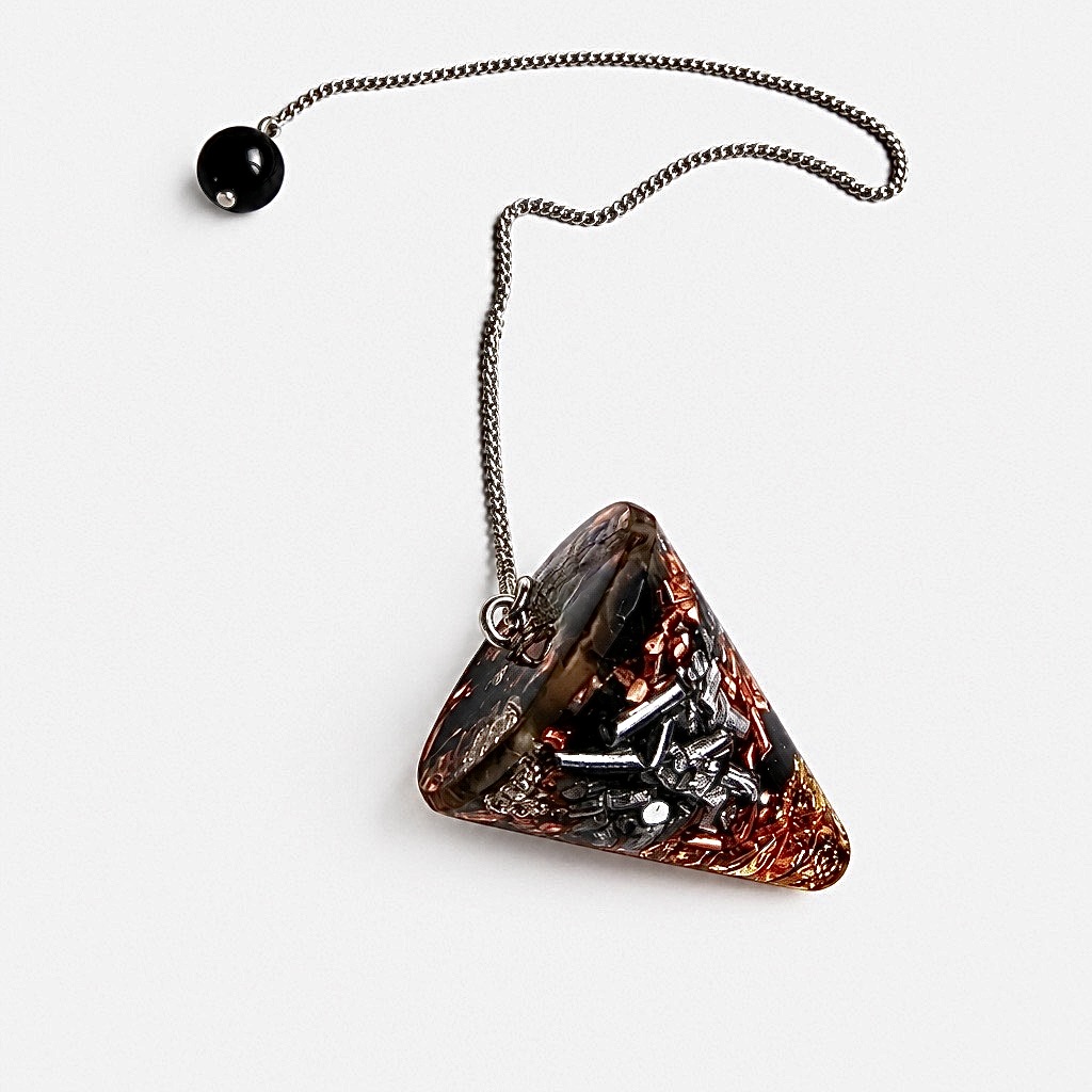 Pendule orgonite shungite