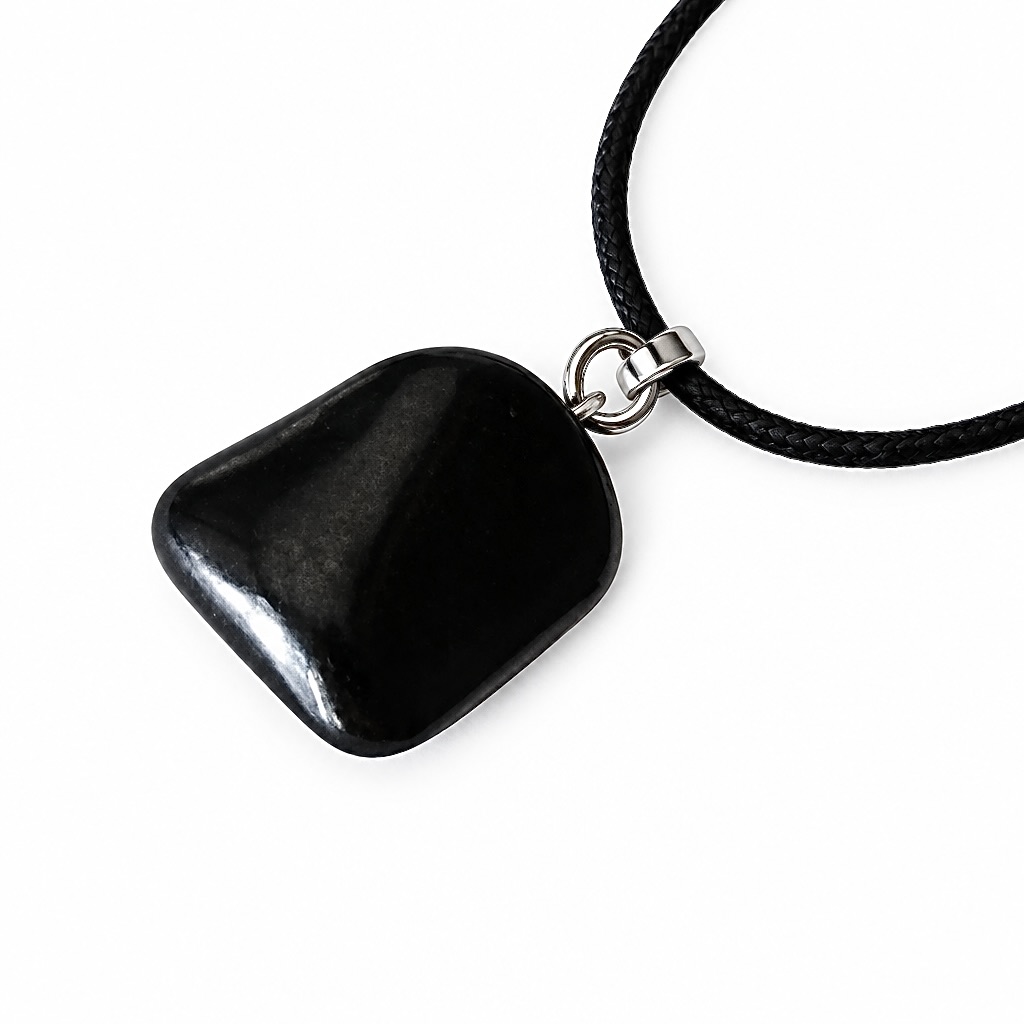 Pendentif shungite roulée