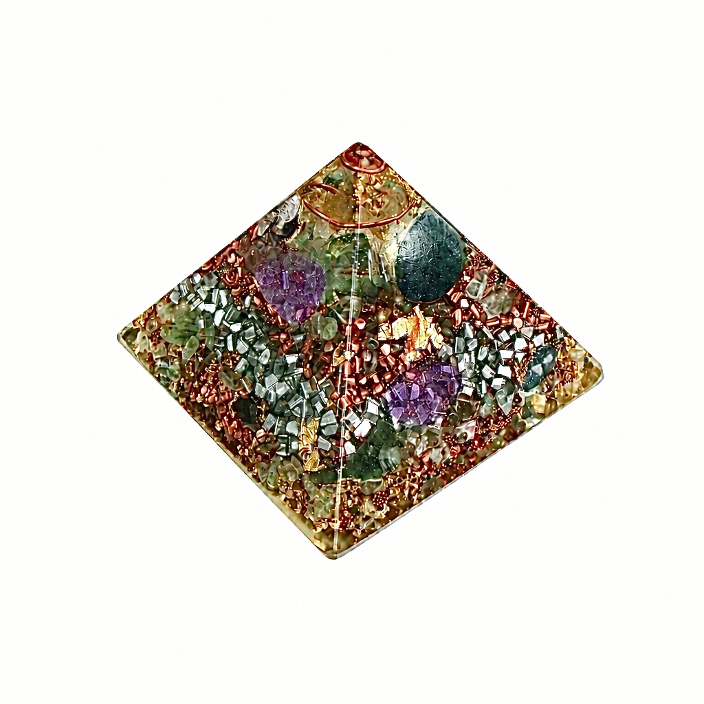 Orgonite pyramide fluorite