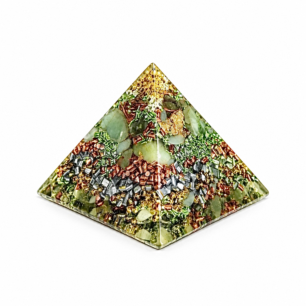 Orgonite pyramide jade
