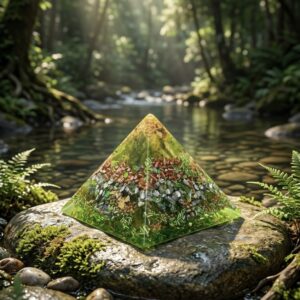 Orgonite pyramide péridot