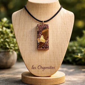 Rectangle orgonite oeil de tigre