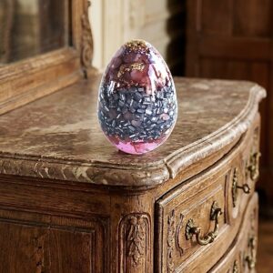 Orgonite oeuf rhodocrosite