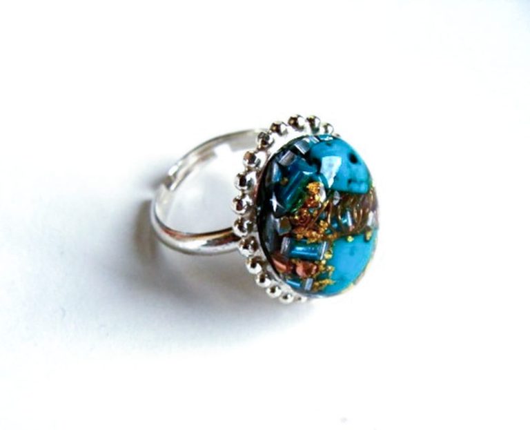Bague En Argent 925 Avec Cristal De Roche Ovale - Taille 57 - Marque Délicatement Doux - Neuve étiquettes