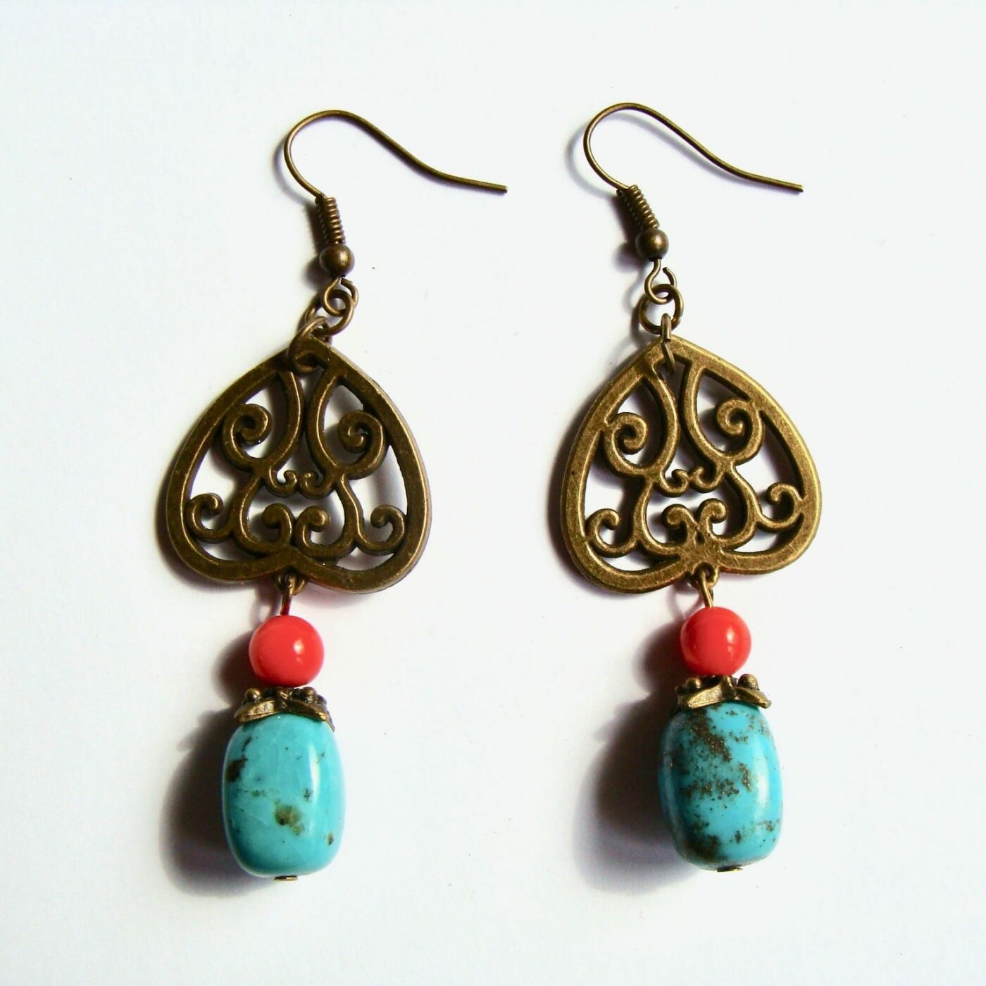 Boucles d'oreilles Tibet Bronze