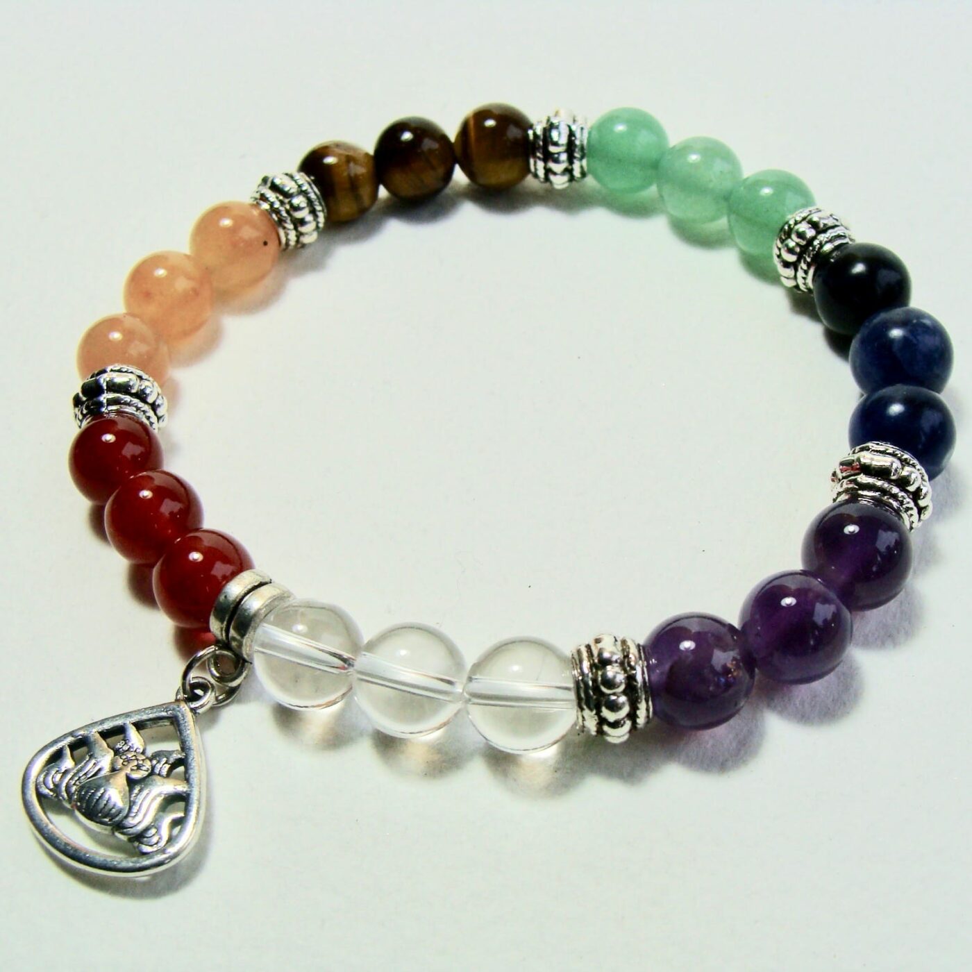 Bracelet chakras lotus