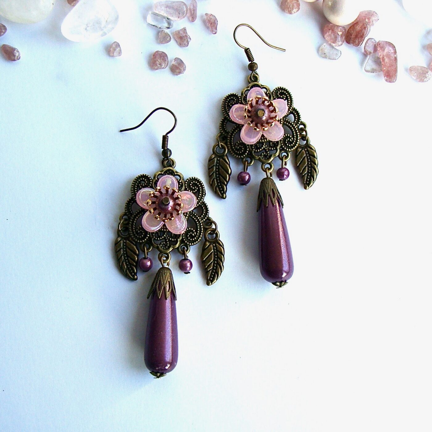 Boucles d'oreilles rétro