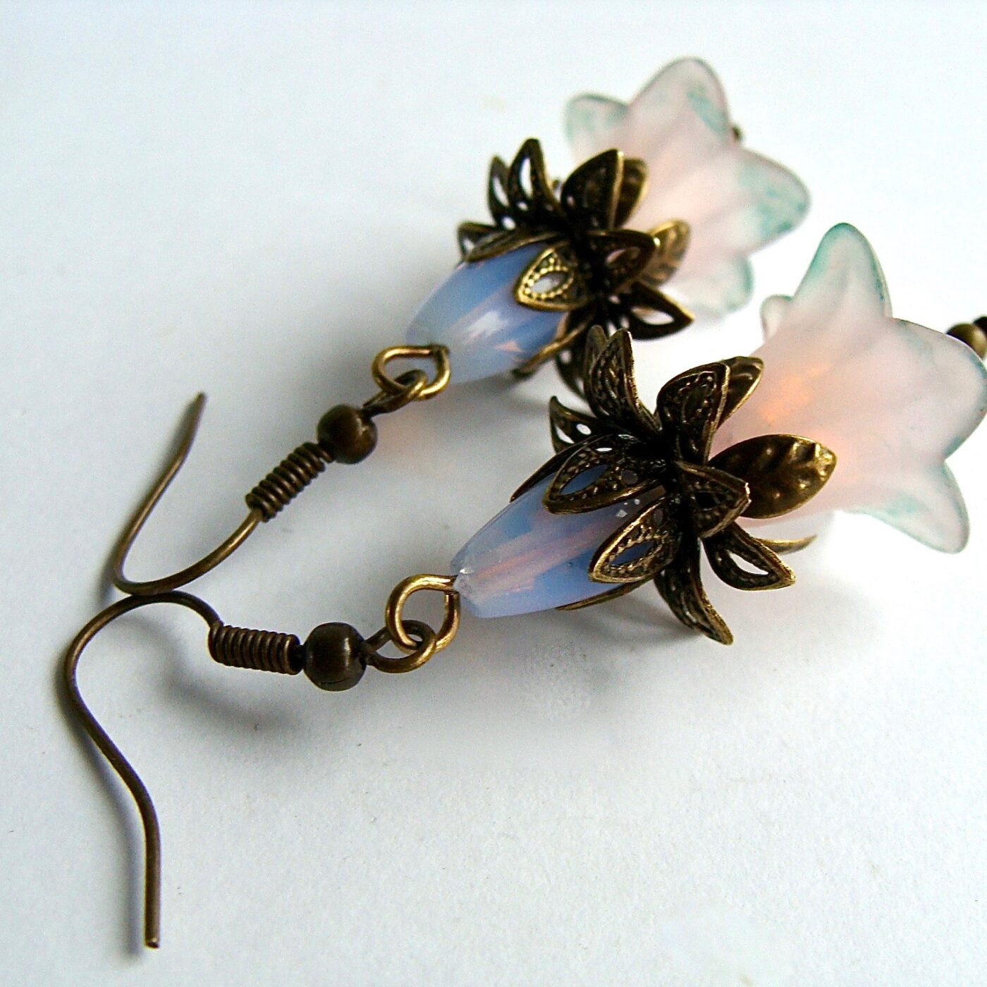 Boucles d'oreilles Jardin Précieux opalite