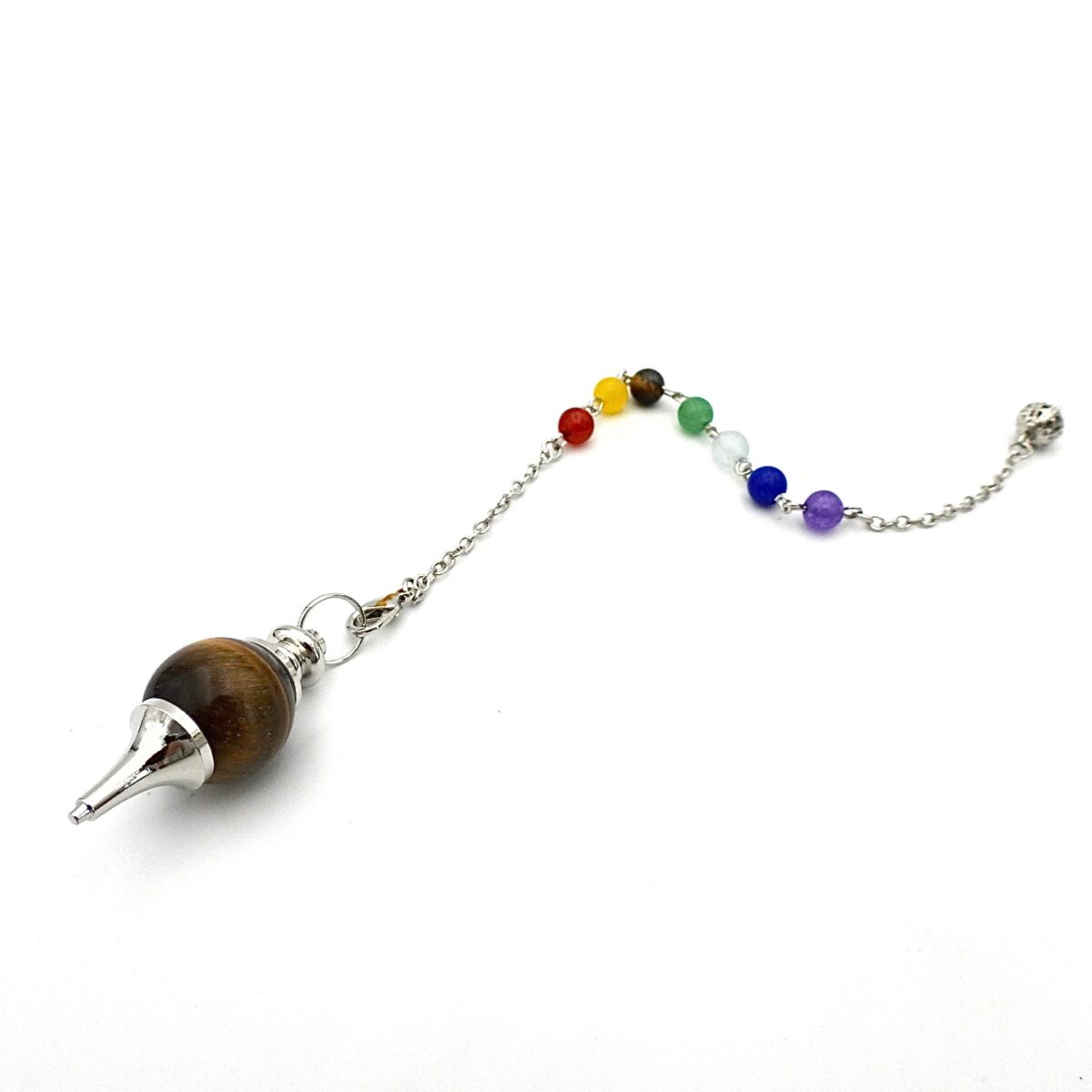 Pendule chakra oeil de tigre