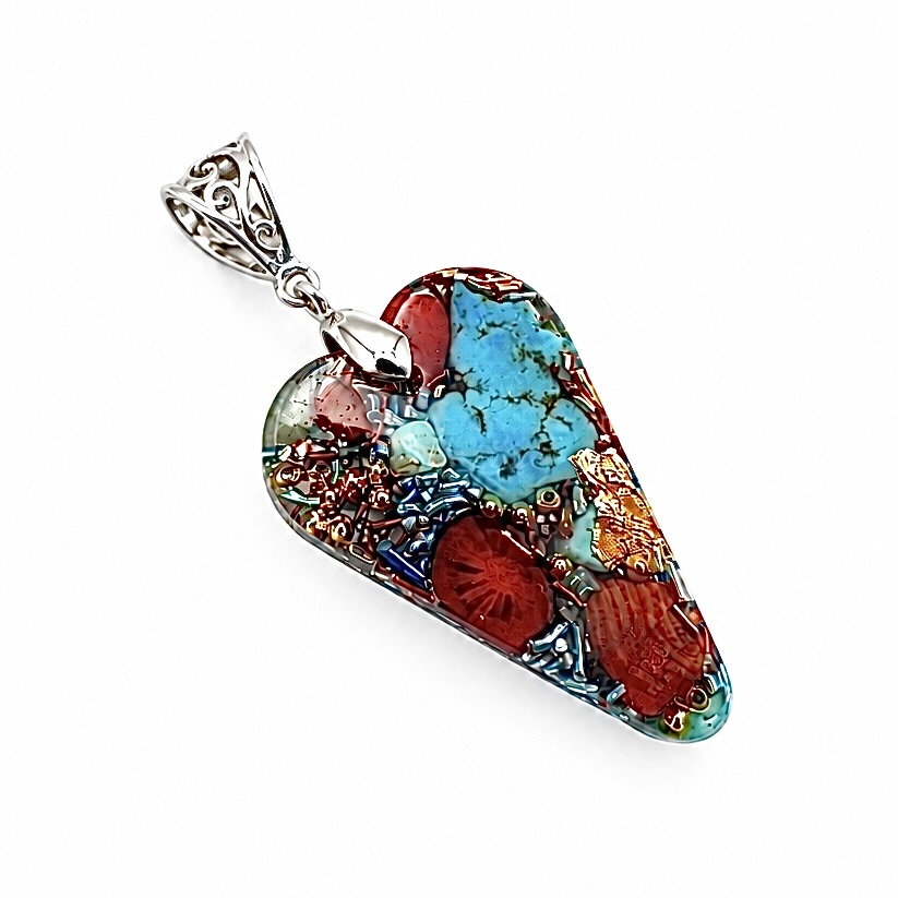 Pendentif orgonite Tibet Lhassa