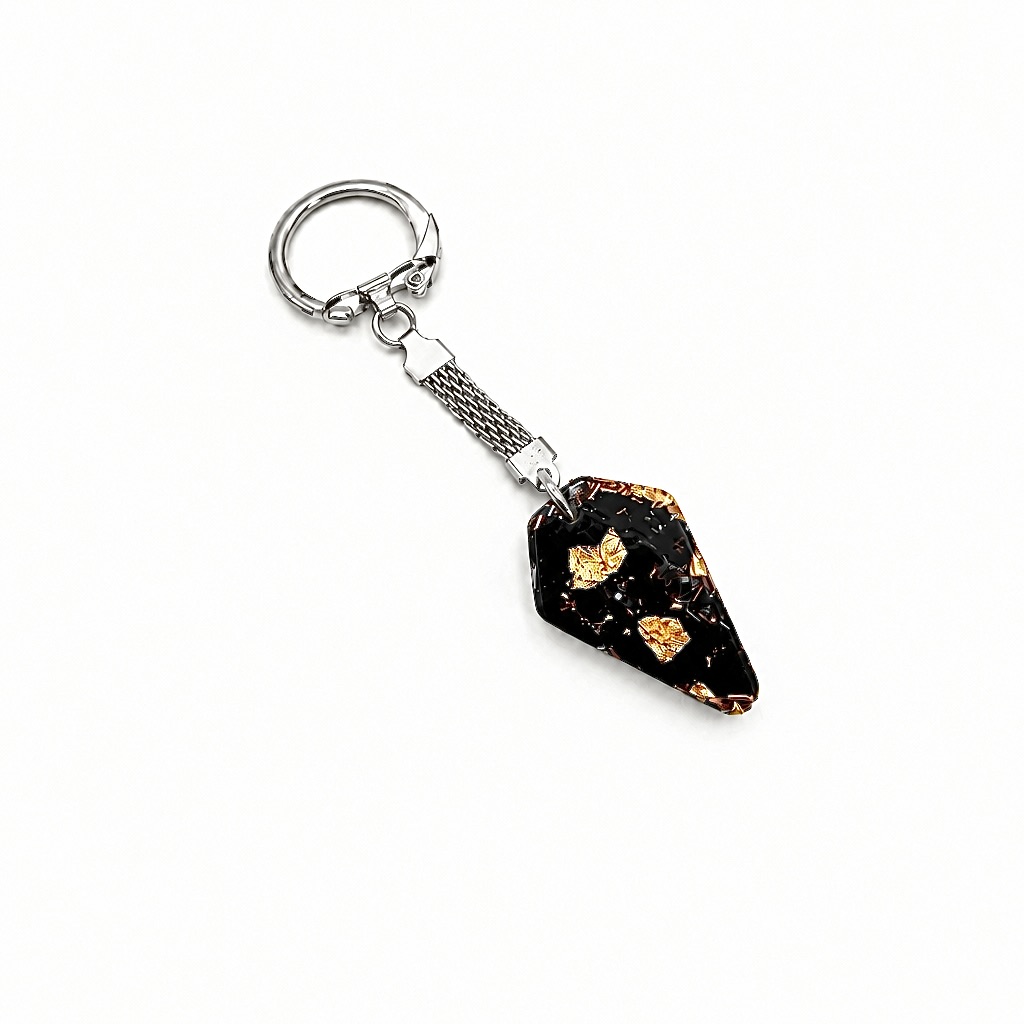 Porte clefs orgonite shungite Célébration
