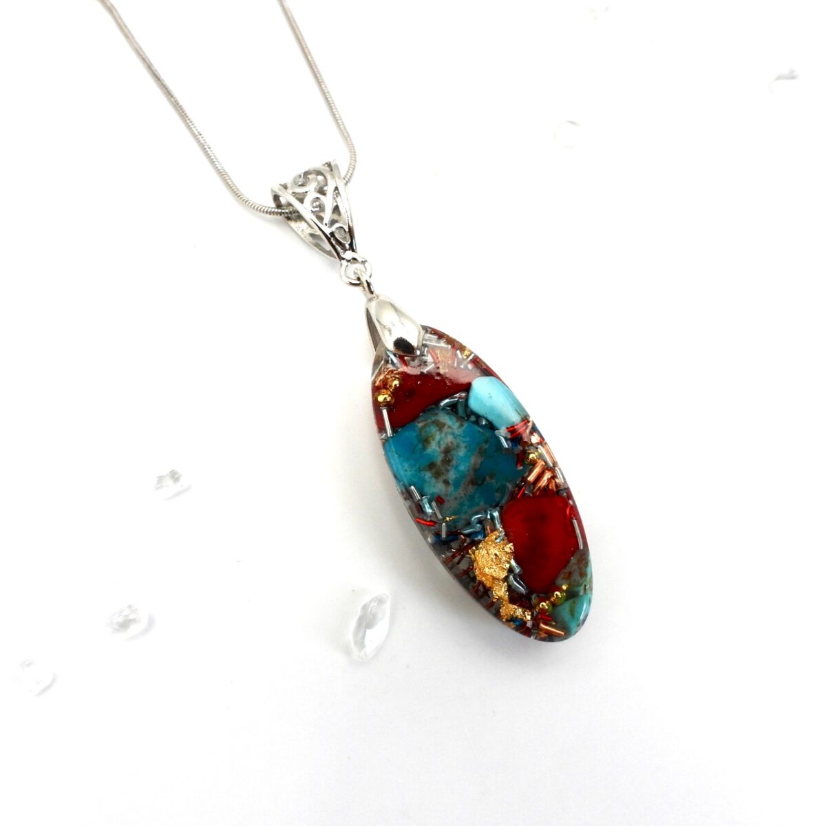 Pendentif orgonite Tibet Jiaju