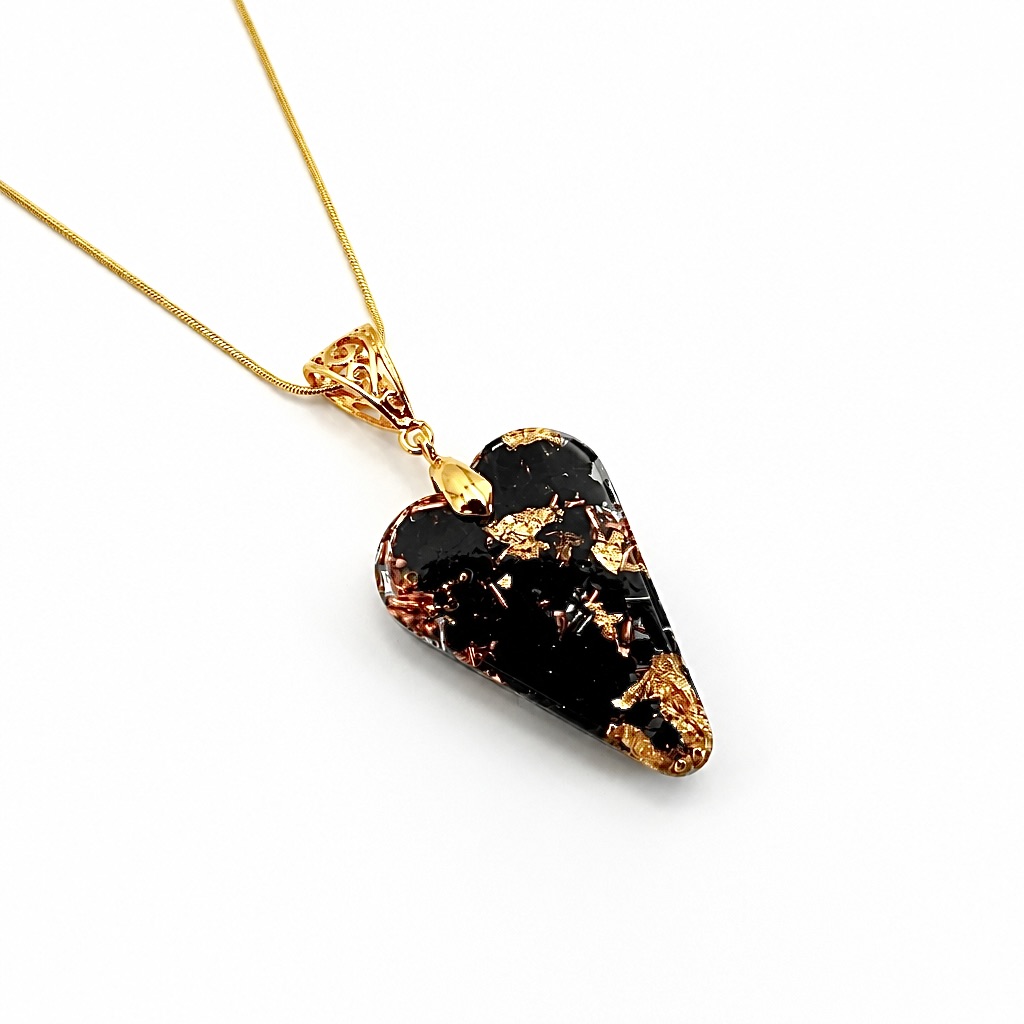 Pendentif orgonite shungite Lhassa