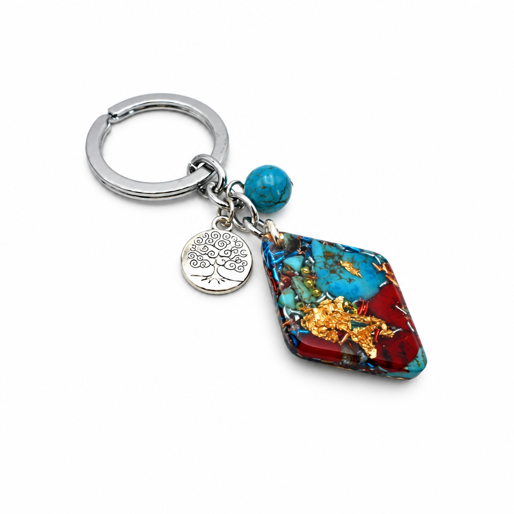 Porte clefs orgonite Tibet Union
