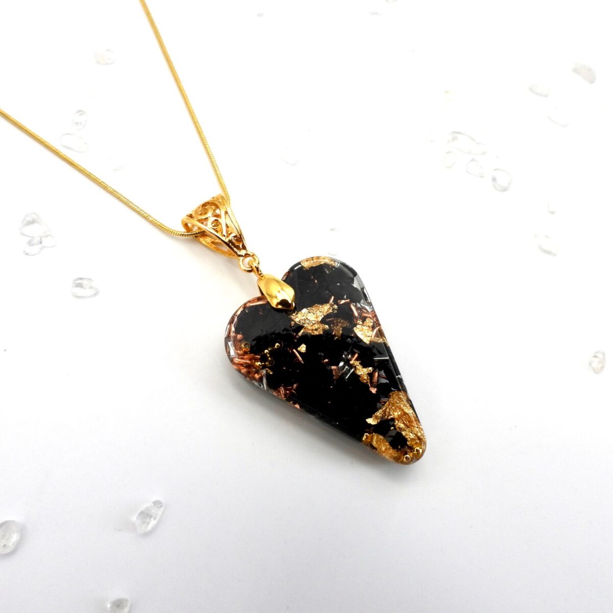Pendentif orgonite shungite Lhassa