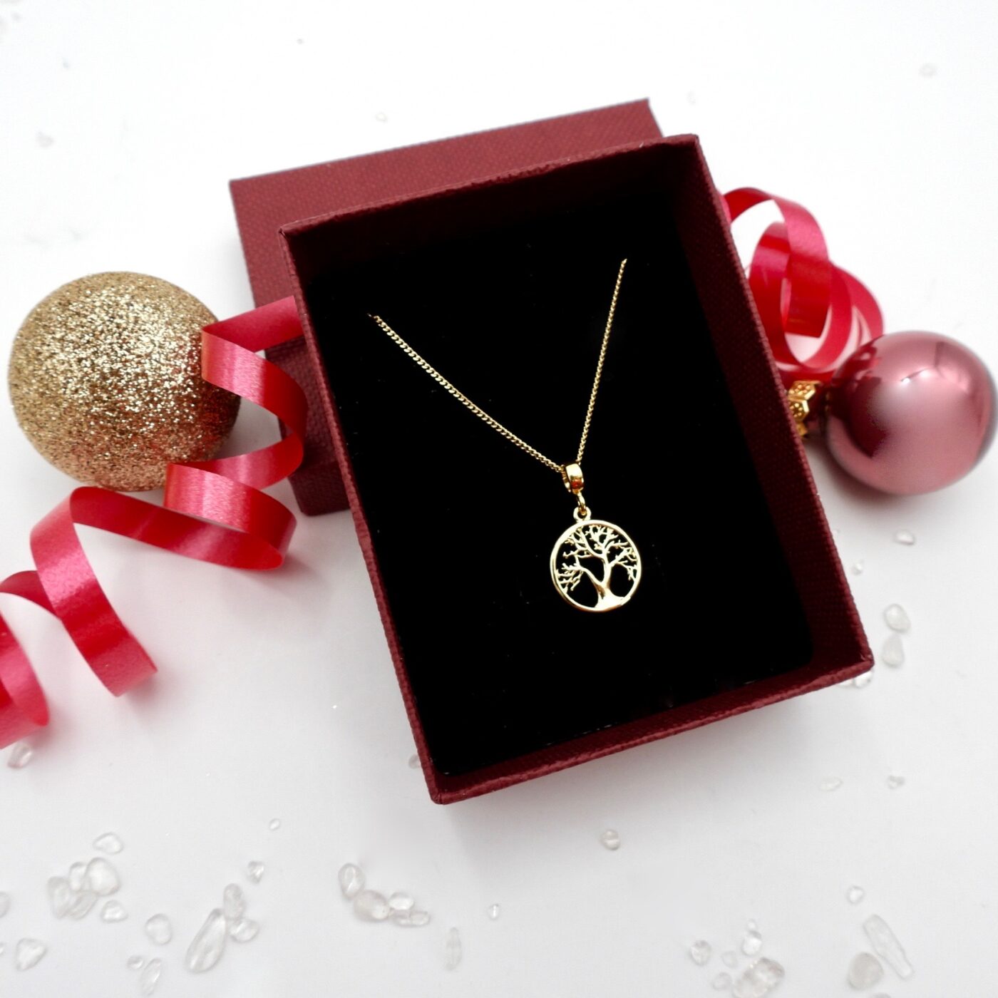 Pendentif Arbre de Vie plaqué or