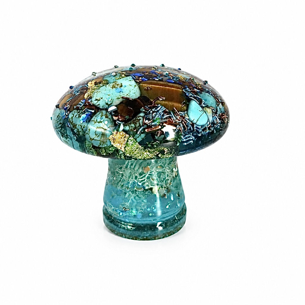 Champignon orgonite Océan