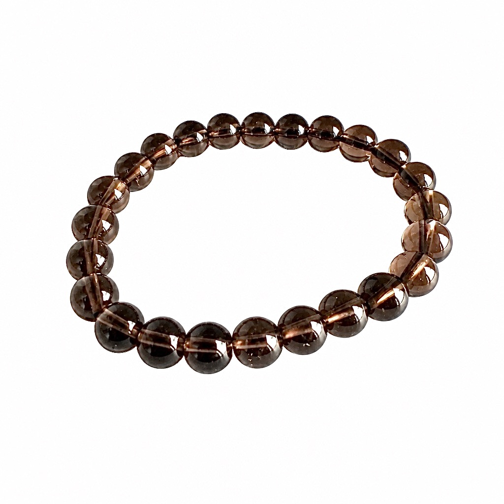 Bracelet en quartz fumé