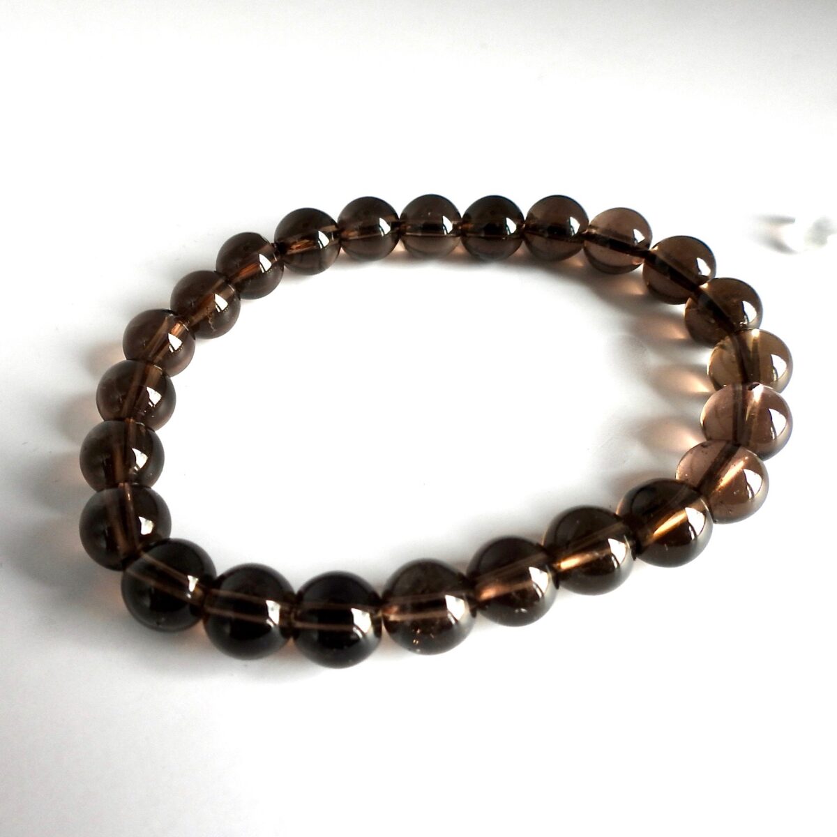 Bracelet en quartz fumé