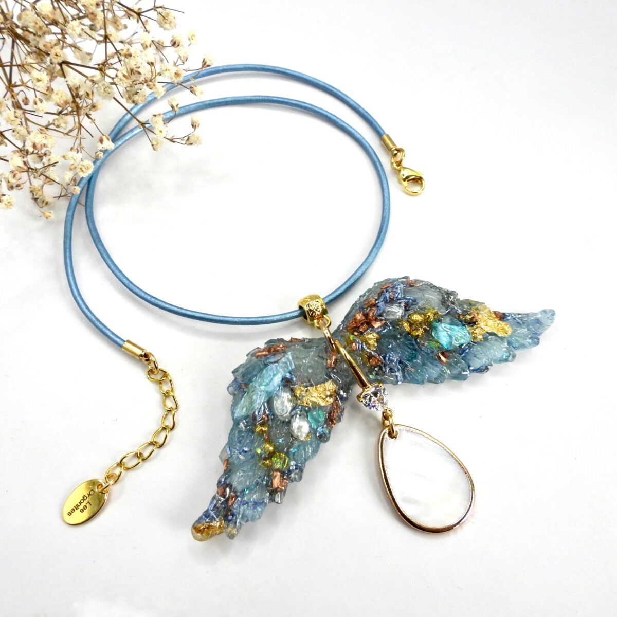 Ailes d'ange orgonite à porter