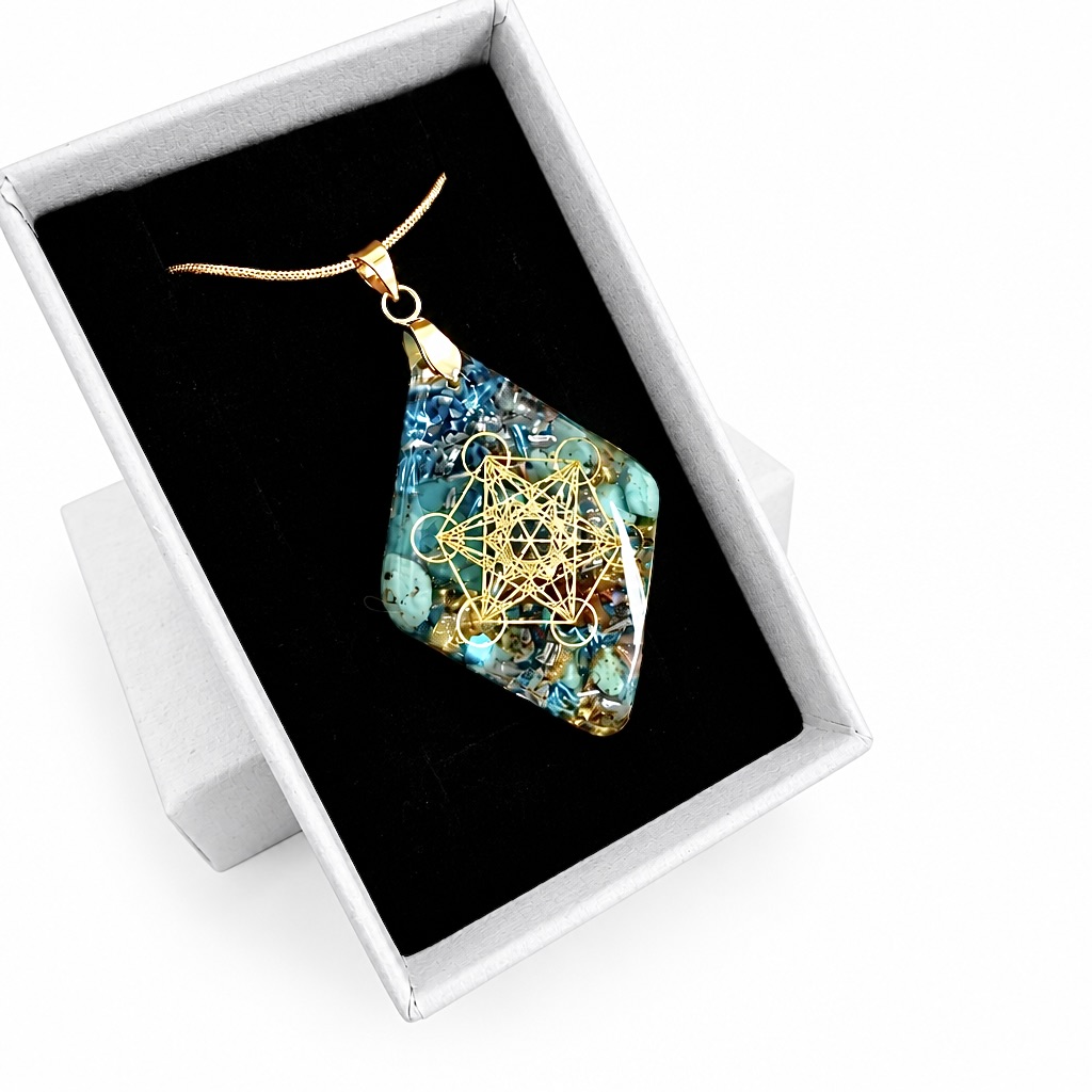 Losange orgonite metatron
