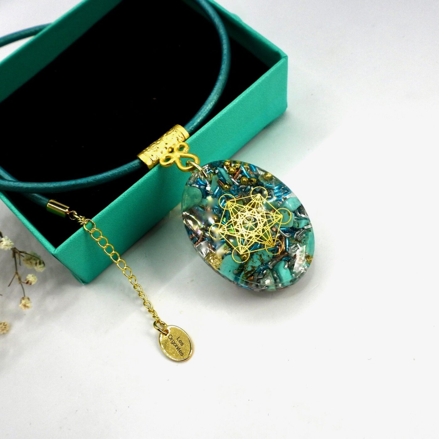 Ovale orgonite Métatron