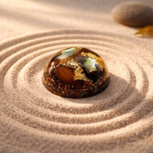 Orgonite demi sphère Terres de Sables