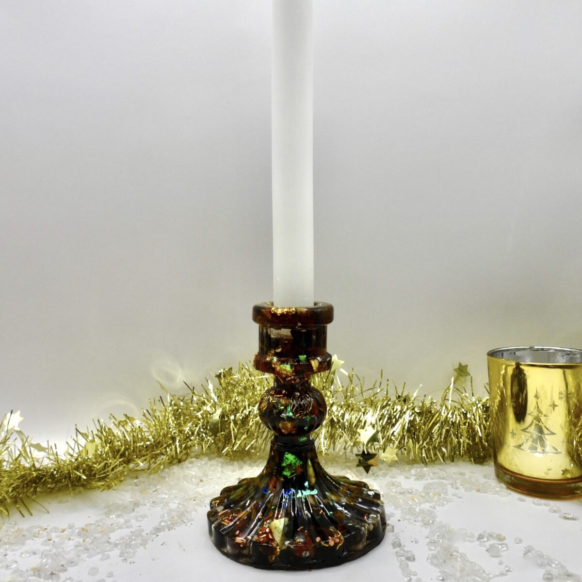 Orgonite bougeoir Terres de Sables