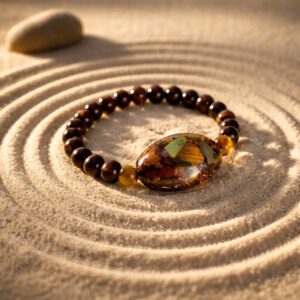 Bracelet orgonite ovale Terres de Sables