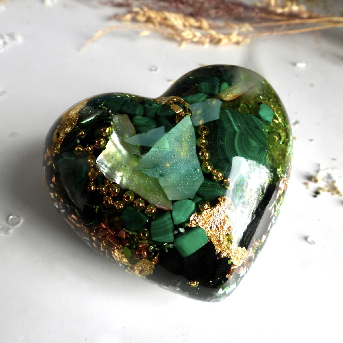 Orgonite coeur Humanité