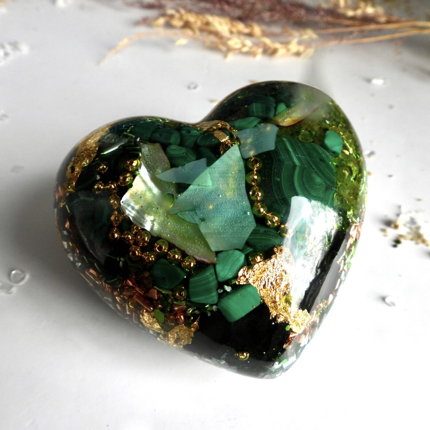 Orgonite coeur Humanité