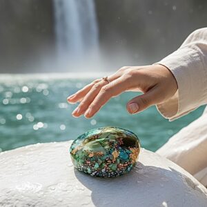 Orgonite galet Régénération