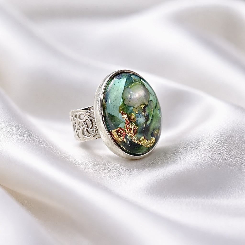 Bague orgonite Régénération