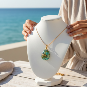 Pendentif orgonite goutte Régénération