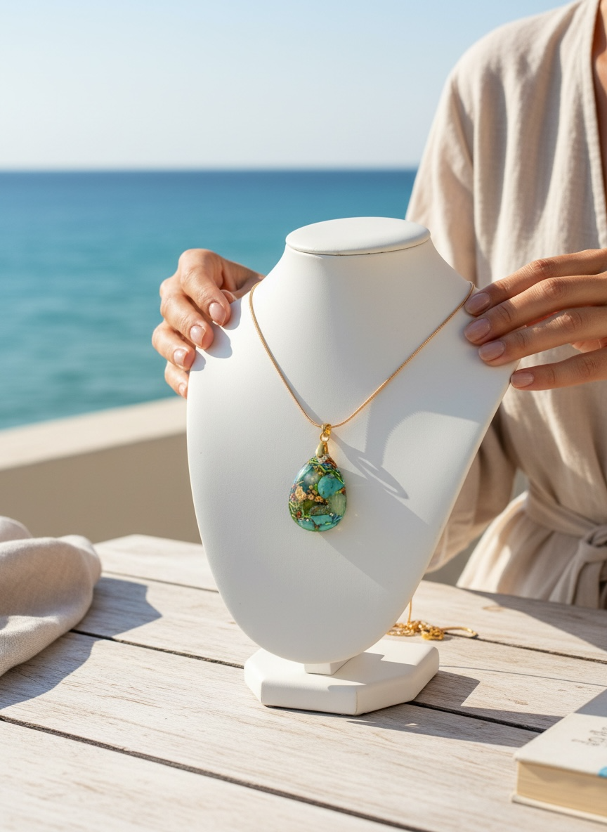 Pendentif orgonite goutte Régénération