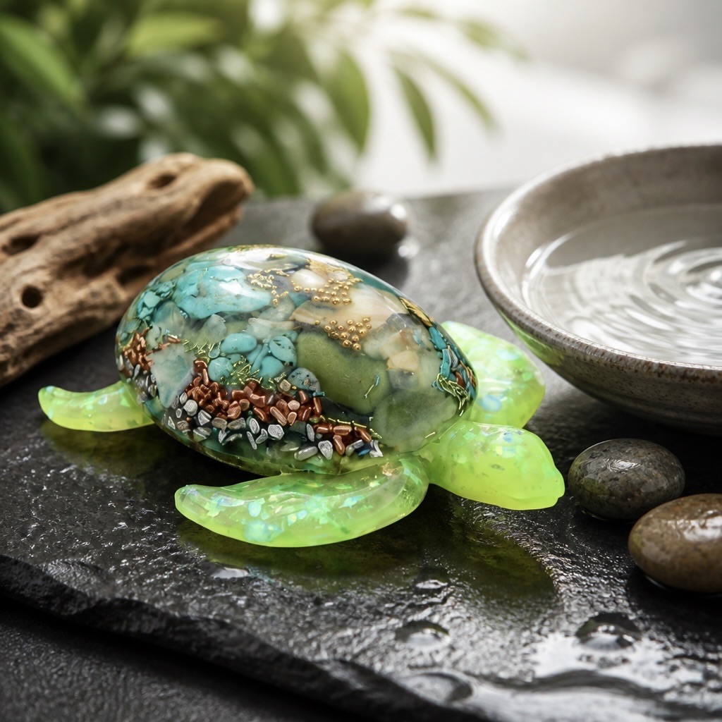 Tortue orgonite Régénération