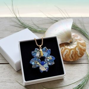 Pendentif fleur des Profondeurs