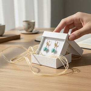 Boucles d'oreilles amazonite