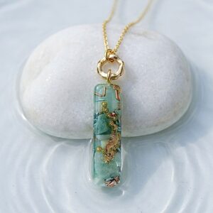 Pendentif orgonite Théa amazonite