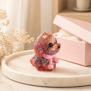 Orgonite chiot Milo plusieurs couleurs