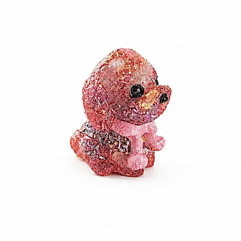 Orgonite chiot Milo plusieurs couleurs