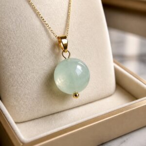 Pendentif aigue marine