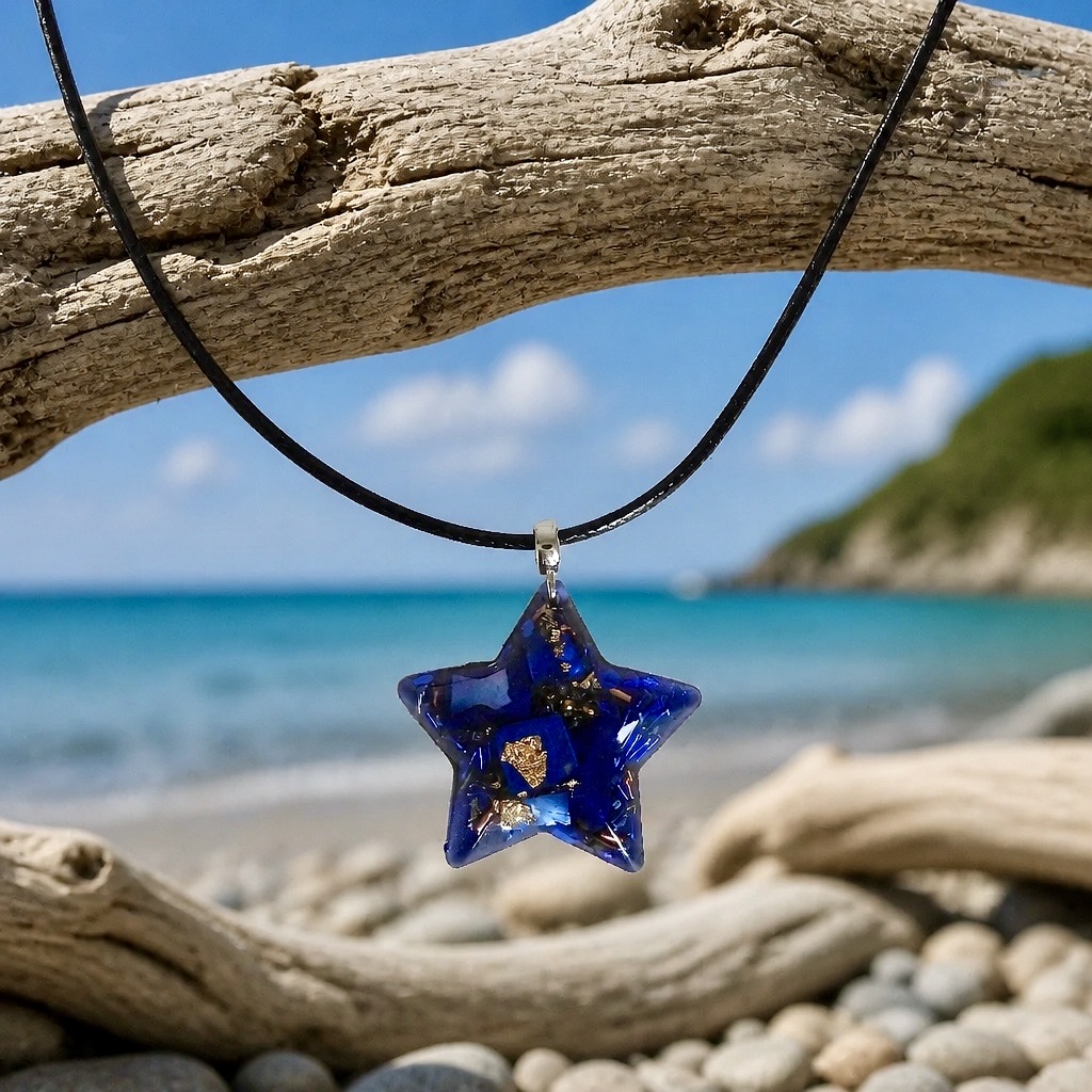 Pendentif orgonite Etoile