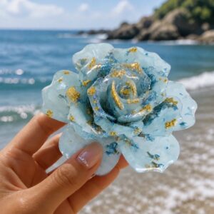 Grande rose orgonite
