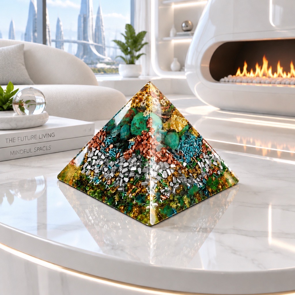 Orgonite pyramide chrysocolle