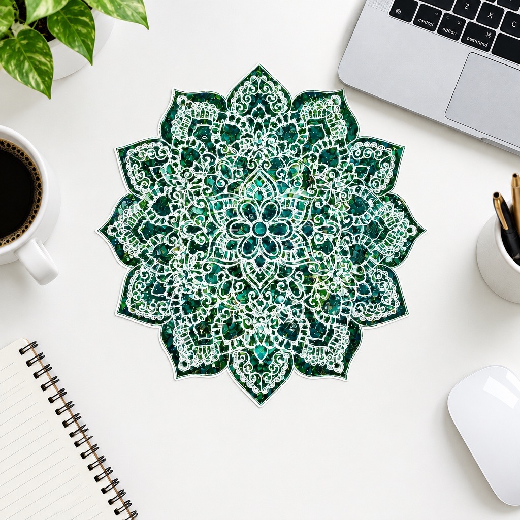Mandala orgonite chrysocolle