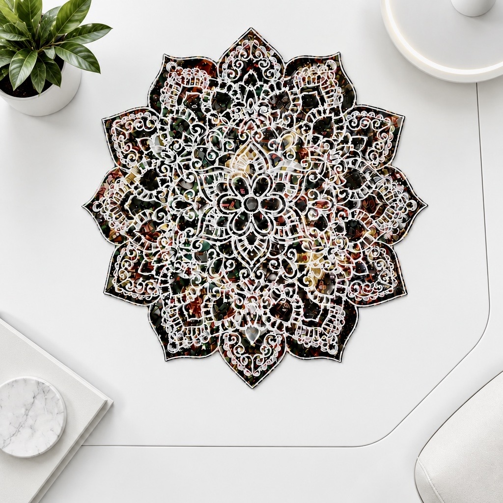 Mandala orgonite shungite