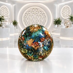 Orgonite sphère chrysocolle