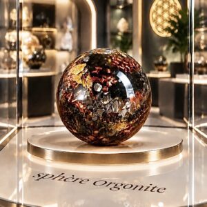 Orgonite sphère shungite